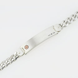 Bracelet MD46 - Silver/ 18k Rose Gold Brushed