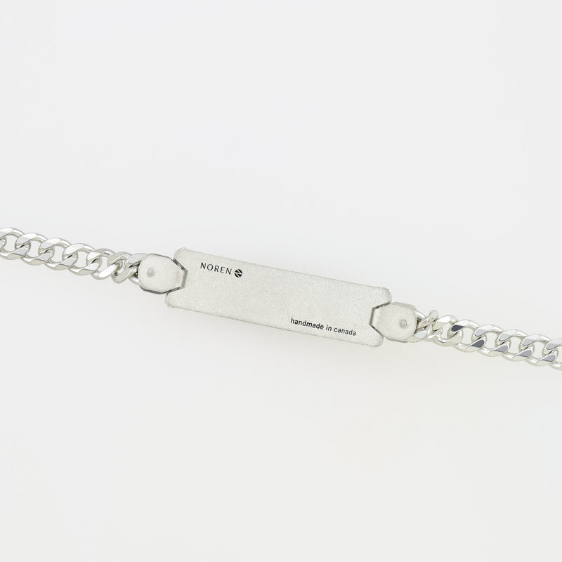 Bracelet MD40 - Silver/ 18k Rose Gold Frosted